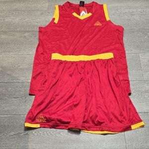 Red and Yellow Men's Shorts